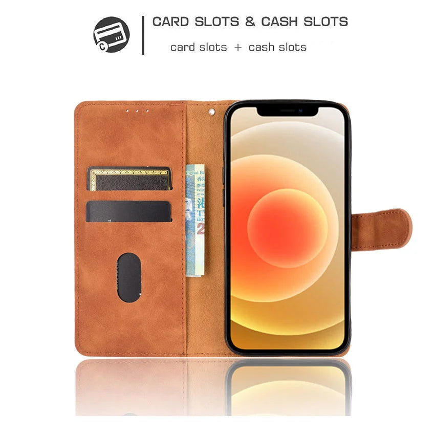 For OPPO Reno 9A 7A 5A 3A Fusion Flip PU Leather Wallet Shockproof Phone Case For OPPO Reno 9 A 7 A 5 A 3 A Anti-Fall Coque