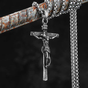 Retro Demon Satan Cross Stainless Steel Men Necklaces Pendant Chain Punk For Women Fashion Jewelry Gifts Wholesale Dropshiping