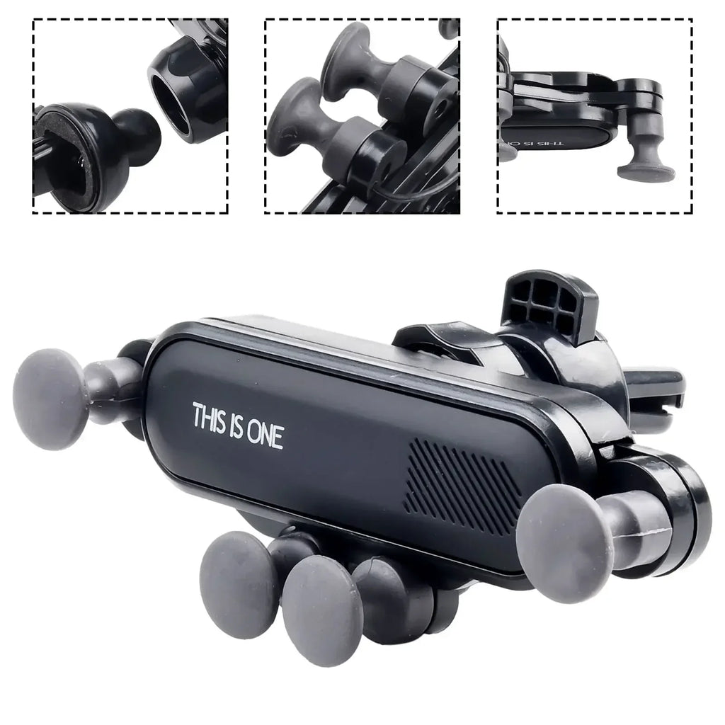 Maximum Safety Car Mobile Phone Holder  5 Point Support Design  Stable and Anti Slip  Fits 4 7 6 5 inch Smartphones