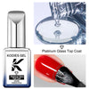 KODIES GEL NEW Super Shine Top Coat Gel Nail Polish UV Diamond Topcoat No Wipe Sealer Gel Finish Manicure Nail Art Salon Quality