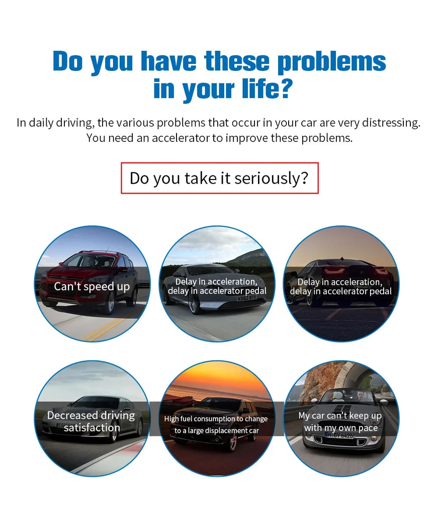 FORWiiYii 2024 Newest Auto 14 Drive Modes Car Speed Up Accelerator F2 Save Fuel Consumption Electronic Boost Throttle Controller