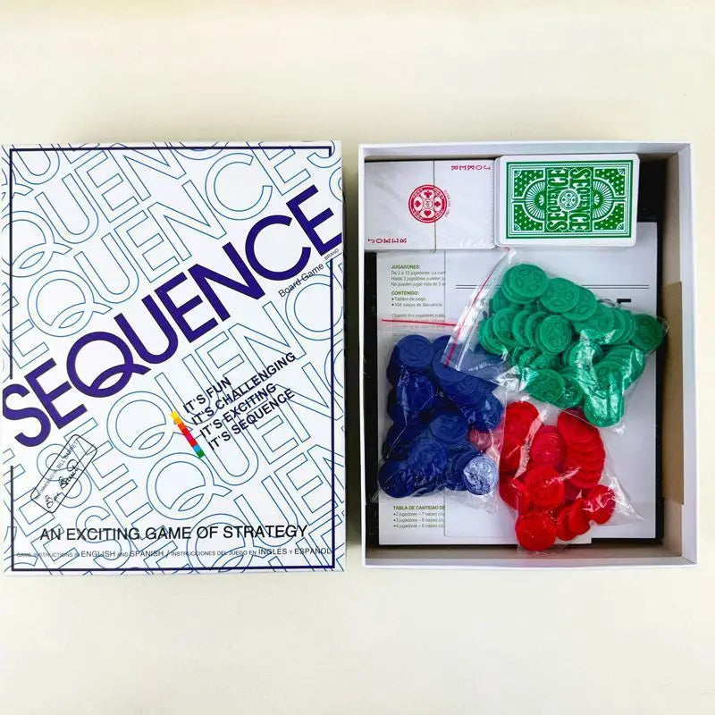 Sequence Games | AN EXCITING GAME OF STRATEGYF | IT'S FUN  IT'S CHALLENGING | For 2 or More Players Family Game