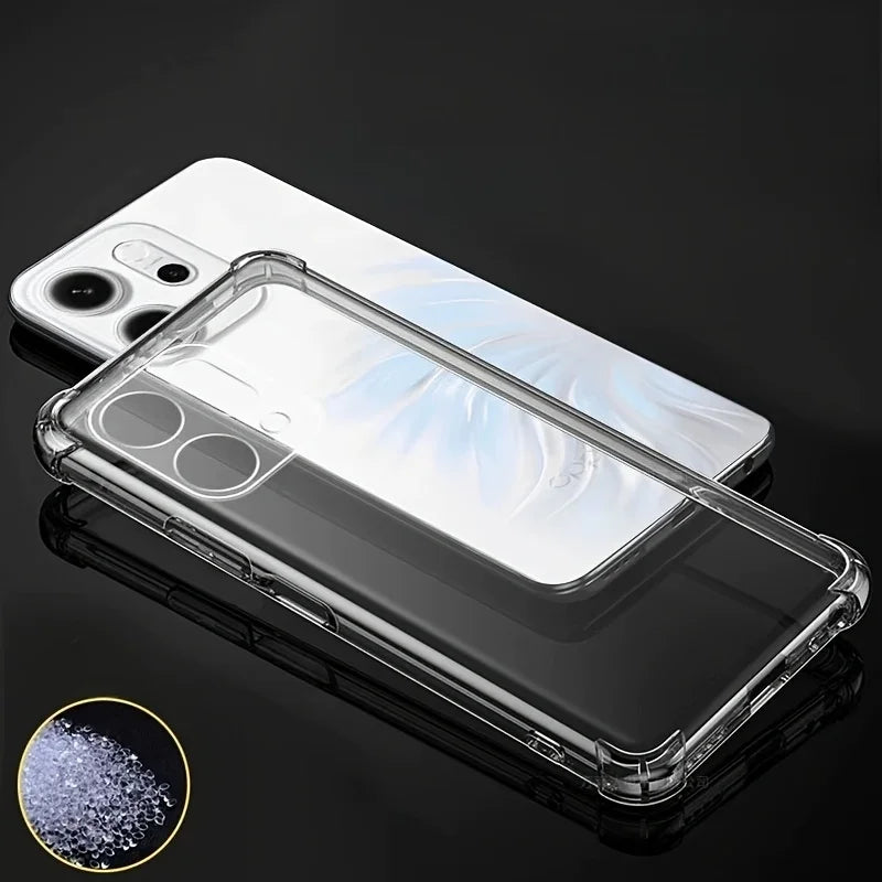 Transparent Phone Case For Oppo Reno 14 Pro Soft TPU Silicone For Oppo Reno14 F 14Pro 14F Back Cover Clear Case