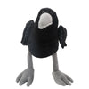 25cm Black Crow Plush Birdie Cuddly Black Raven Plush Toy Realistic Crow Soft Christmas Gift for Kids Bird Lovers Home Decor