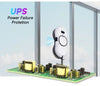 Auto Window Cleaning Robot with UPS System, Intelligent Vacuum & Mop Combo for Glass Floor Home Office Smart Appliance