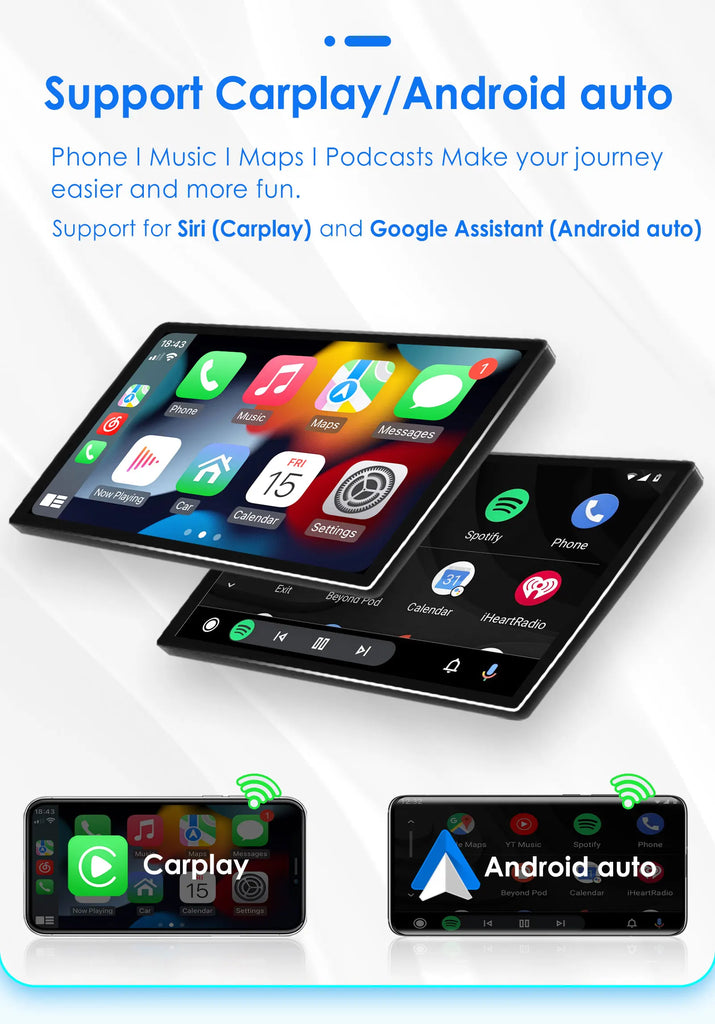 Hizpo Car Radio Android Auto For Renault kangoo 2009-2018 Multimedia Player Carplay GPS Intelligent System NO 2DIN DVD Head Unit