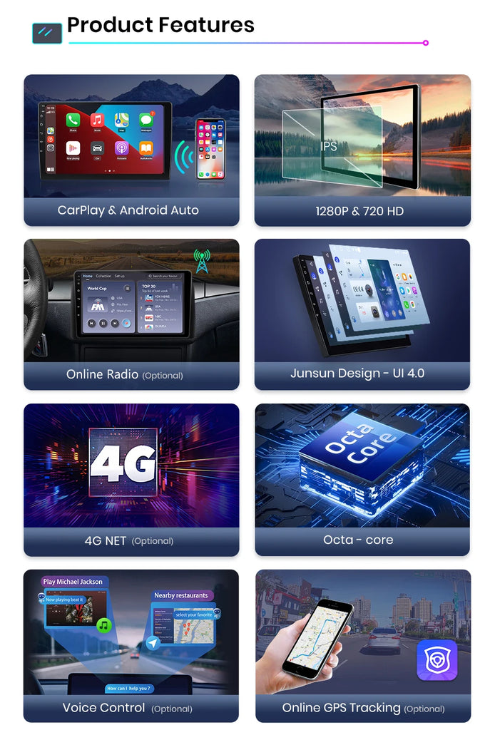 AWESAFE Wireless CarPlay for Apple Android 13 Auto Radio for FIAT 500 Abarth 2007 2008 2009-2015 Multimedia Screen Stereo GPS