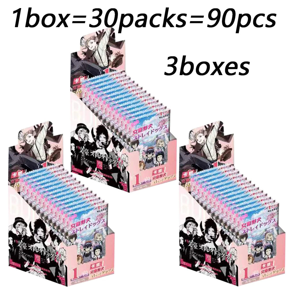 Anime Bungo Stray Dogs Collection Cards Nakajima Atsushi Izumi Kyouka Cute Q-version SSR Character Cards Table Toys Kids Gifts