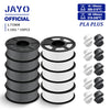 JAYO PLA + 3D Filament 1.75MM 10 Rolls PLA PLUS 3D Printer Filament Neatly Wound 3D Printing Filament 1.1kg Spool High Toughness