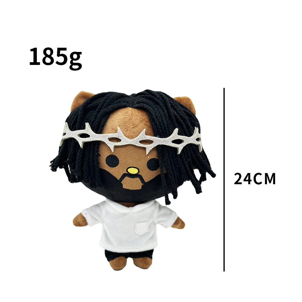 Juice Wrld Plush Doll Stuffed Toys Cute Boys Girls Christmas Gifts Kitten Plush Toy Wearing Vest Funny Cat Xmas Gift Bunny  Bad