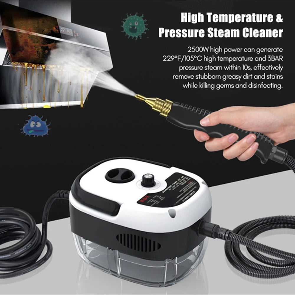 Steam Cleaner High Temperature Sterilization Car Steaming Cleaner Air Conditioning Kitchen Hood Home  110V US Plug /220V EU Plug
