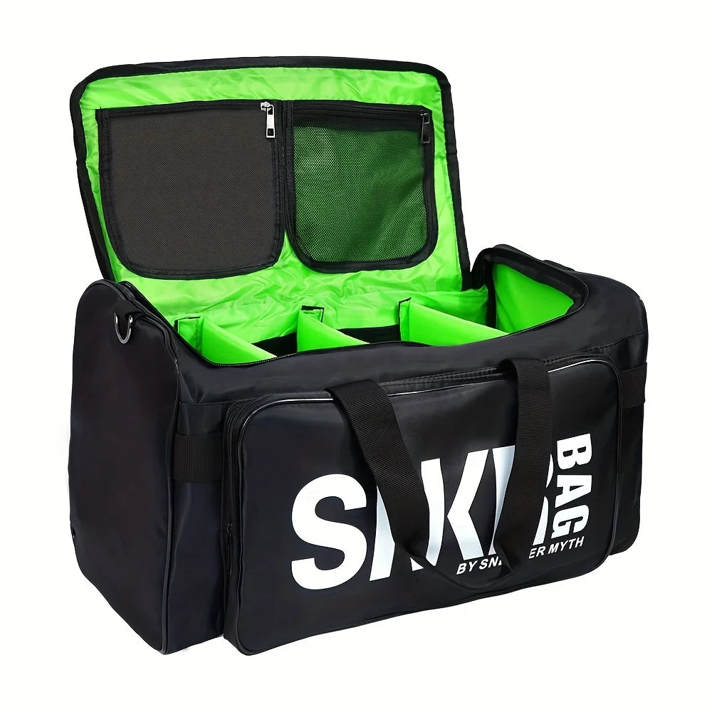Multifunctional Sports Handbag Lightweight Large Zipper Gym Bag Letter Pattern Oxford Basketball Training Bag