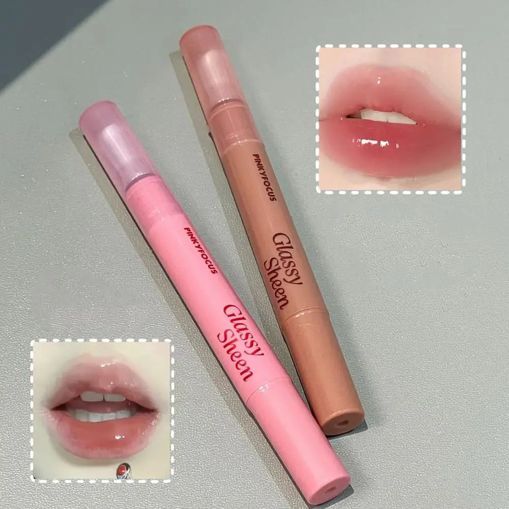 Lip Gloss Vitamin E Lip Serum, Hydrating & Plumping Tinted Lip Gloss, Moisturizing Lip Balm For Glossy Sheer, Smooth Lips
