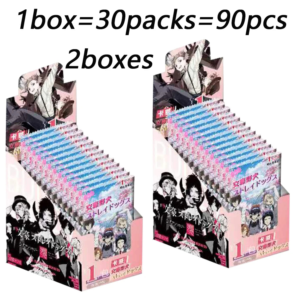 Anime Bungo Stray Dogs Collection Cards Nakajima Atsushi Izumi Kyouka Cute Q-version SSR Character Cards Table Toys Kids Gifts