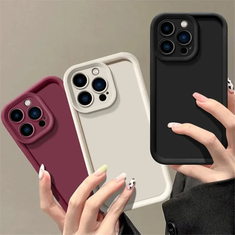 Soft Silicone Bumper Phone Case For OPPO A98 A96 A95 A94 5G A93 A92 A91 4G A80 A79 A78 A77 A76 A74 A73 A72 2020 A77S A40 Cover
