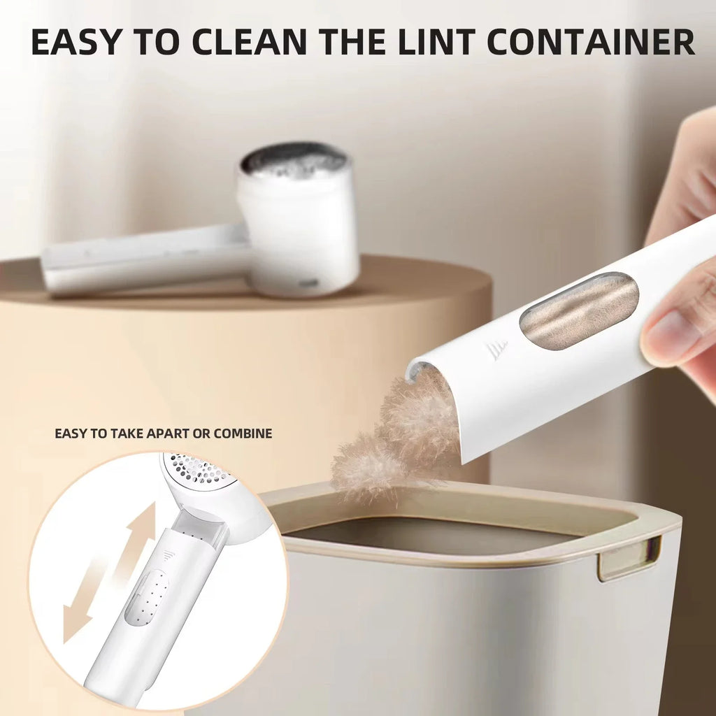 New Household Electric Lint Remover 3 Gears Adjustable Wireless LED Digital Display Hairball Trimmer Portable Sweater Epilator