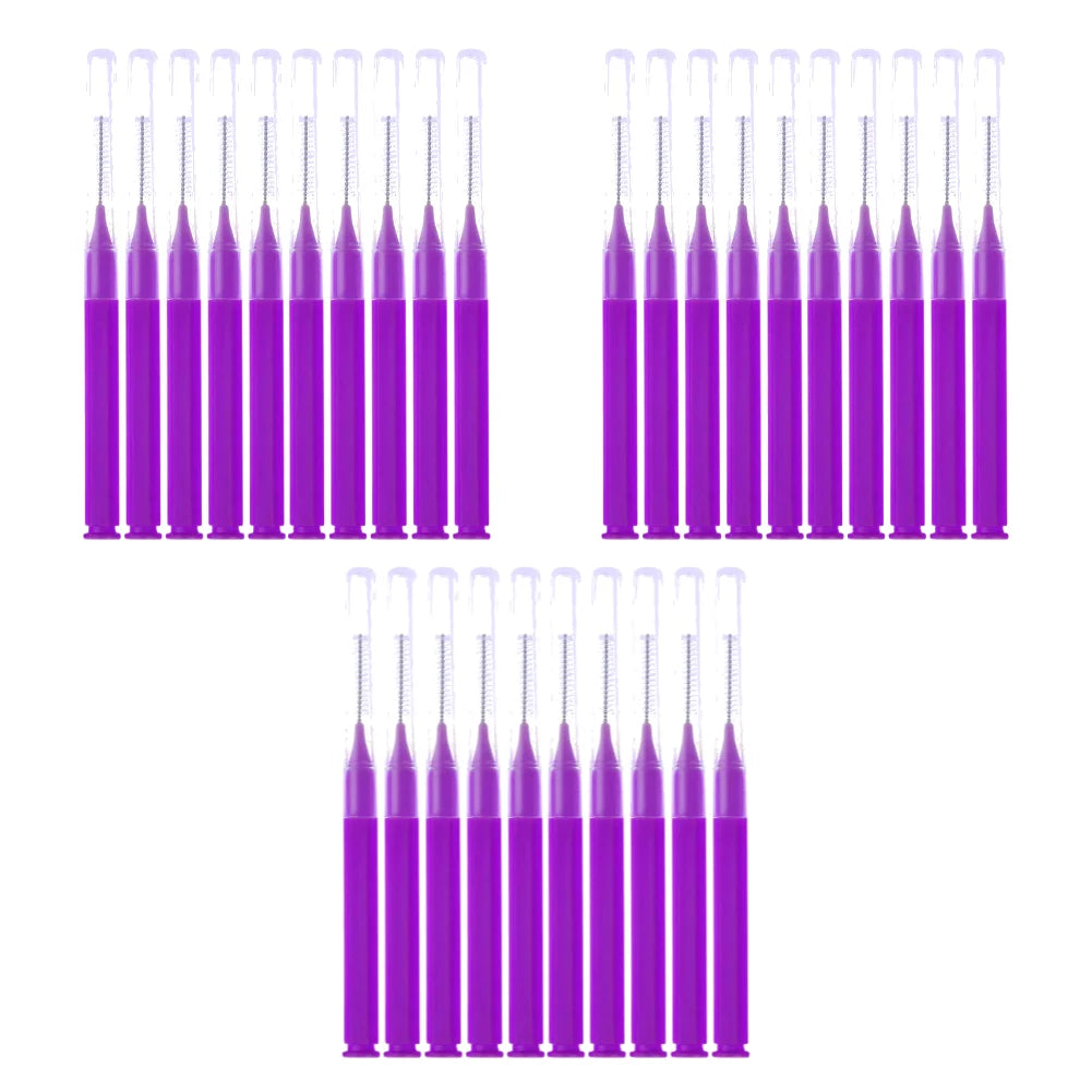8-40PCS Interdental Brushes Dental Floss Toothpick Orthodontic Braces Brush Tooth Cleaning Tool Teeth Oral Care