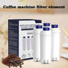 Water Filter Cartridges Replacement for DeLonghi Coffee Machines, Activated Carbon, DLSC002, ECAM, ESAM, ETAM, BCO, EC