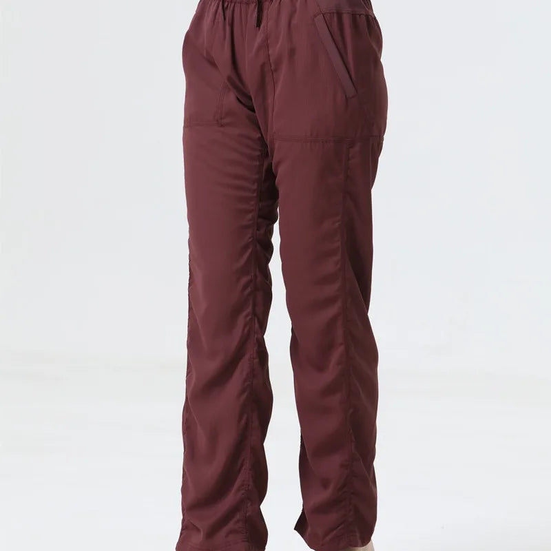 Women's New Folded Yoga Pants Super Soft Loose Micro Horn Fitness Commuter Leisure Sports cropped pants