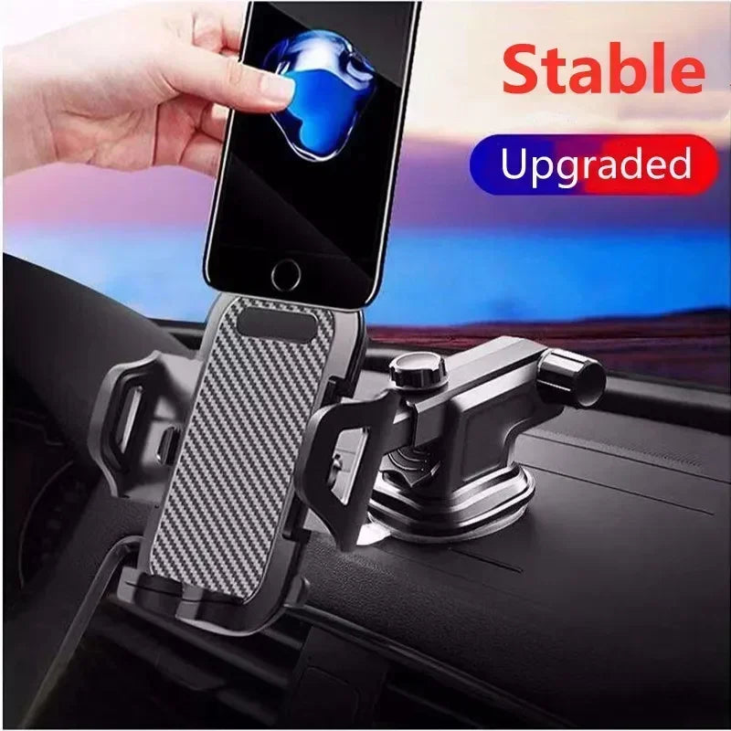 360° Windshield Car Phone Holder Car Dashboard Mobile Cell Support Bracket Universal Sucker for iPhone 16 15 14 Samsung Xiaomi