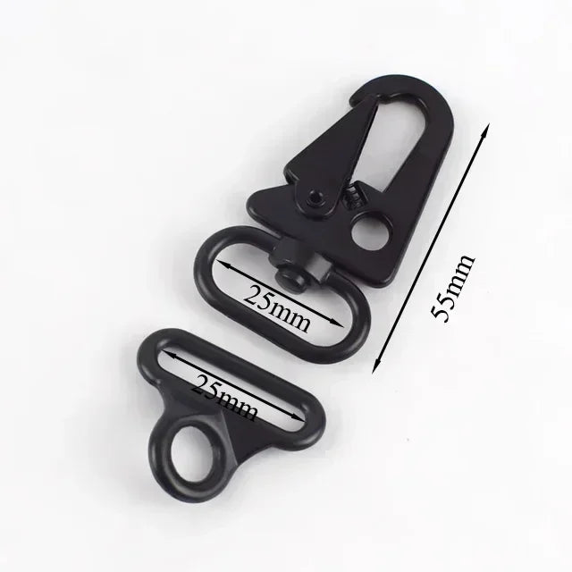 2/3/4/5/10Sets Metal Buckles For Bag Strap Swivel Lobster Clasp Spring Snap Buckle Backpack Webbing Hook DIY Sewing Accessories
