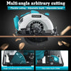 Kamolee 7 inch 21V 6.0Ah 6000mAh Electric Circular Saw  for Home DIY Apply to 18V 21V Battery