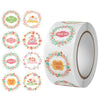 500pcs Labels Roll Flower Thank You Stickers Scrapbooking For Gift Decoration Stationery Sticker Seal Label Handmade Sticker