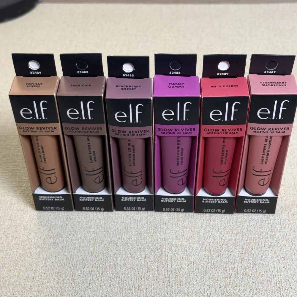 Elf Lip Balm Tinted Lip Gloss Lightweight Hydrating Nourishing Repairing Improve Lip Lines Dryness Create Naturally Plump Lips