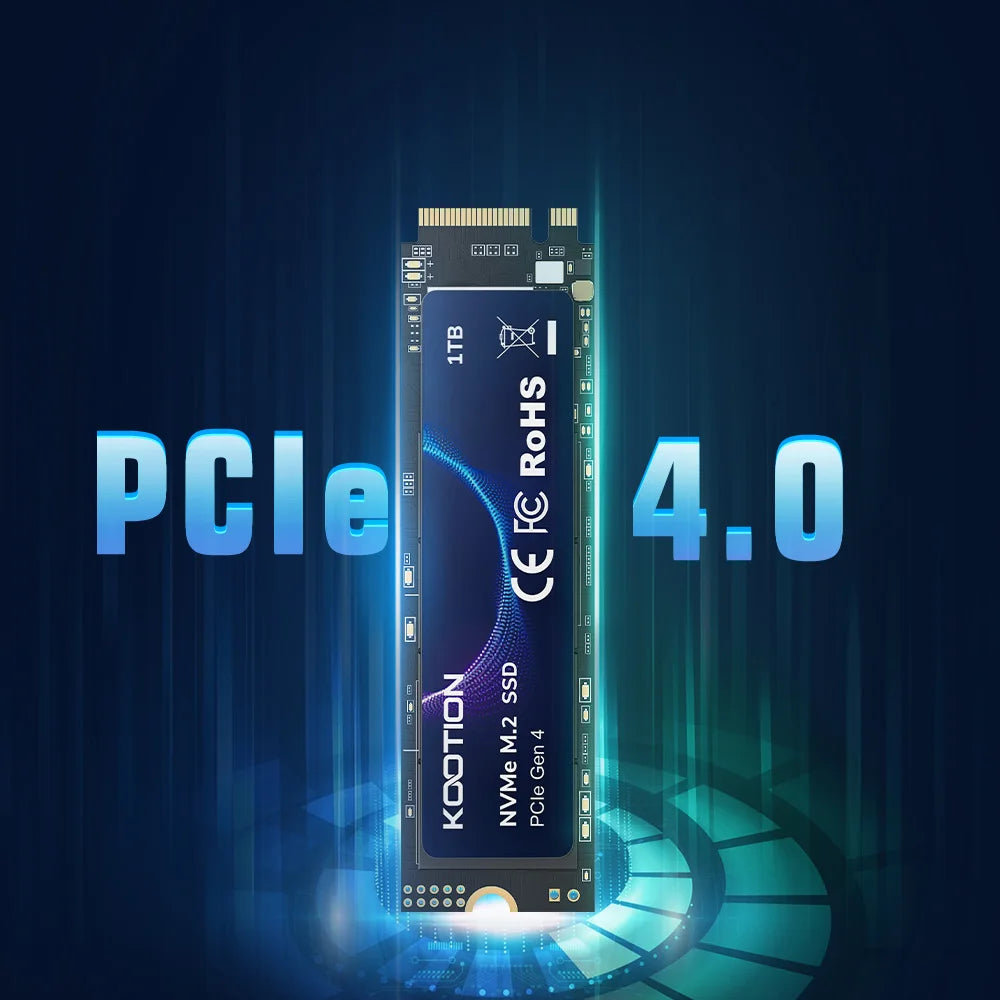 KOOTION X16Plus SSD NVMe M2 1TB 2TB 512GB Internal Solid State Hard Disk PCIe 4.0x4 2280 SSD M.2 Drive for PS5 Laptop PC