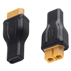 2PCS USB C to XT60 Adapter Type-C to XT60 Female 100W 20V/5A Charging Connector for RC Model Energy Storage Power