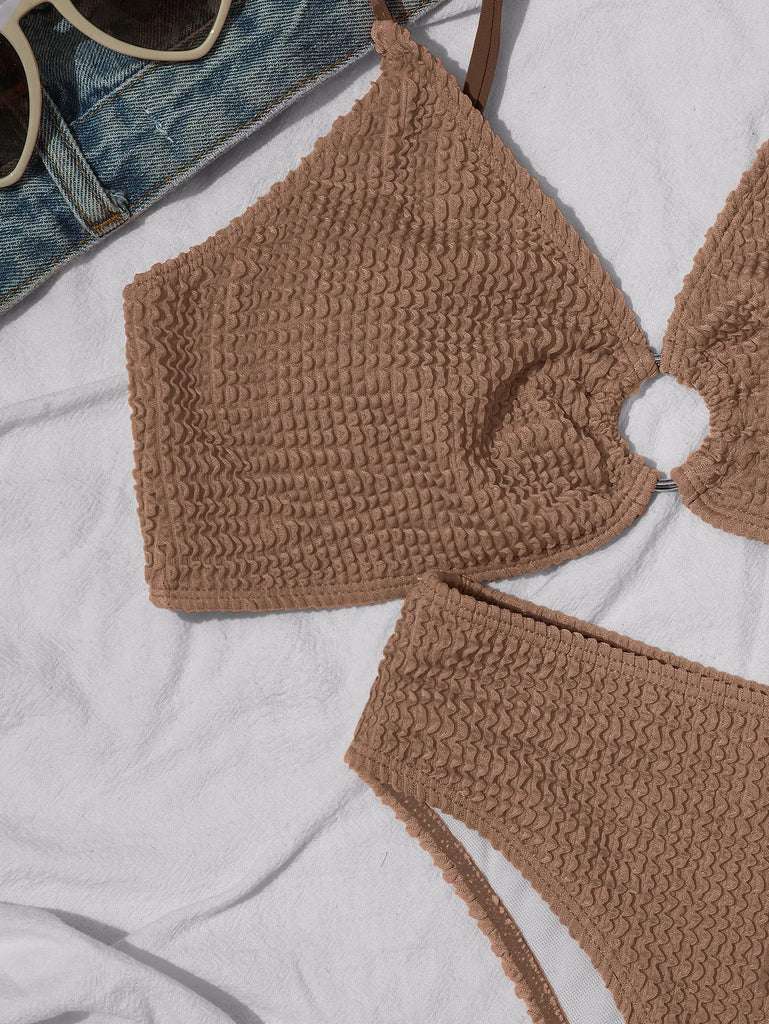 Sexy Bikini 2025 Swimsuit Women Swimwear Adjustable Bikini Set Thong Brazilian Bathing Suit Beach Wear Biquini Bather Female