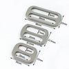 2-10Pcs 20-38mm Stainless Steel Bag Strap Buckles Tri-Glide Slider Ring Buckle Garment Belt Clip Clasp Adjuster Hook Accessories