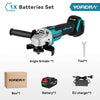 Yofidra 125mm Brushless Angle Grinder 4 Gears Cordless Grinding Machine Cutting Woodworking For Makita 18V-21V Battery Pin