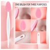 9PCS beauty face brush and hair clip set, perfect for skin care, daily care, travel and wedding gifts.