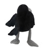 25cm Black Crow Plush Birdie Cuddly Black Raven Plush Toy Realistic Crow Soft Christmas Gift for Kids Bird Lovers Home Decor