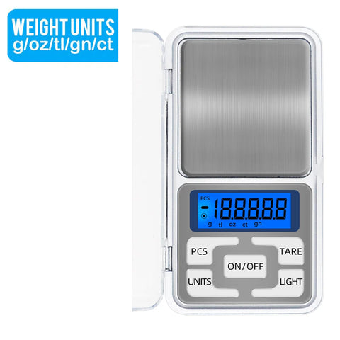 0.01g Jewelry Scales Weight Diamond Balance 500g/200g/1000g High Accuracy Electronic Kitchen Weighing Digital Pocket Mini Scale