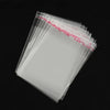 100pcs Opp Self Adhesive Bag Long Transparent Packaging Bags Universal Dust Water Proof Wrapping Material