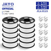 JAYO PLA + 3D Filament 1.75MM 10 Rolls PLA PLUS 3D Printer Filament Neatly Wound 3D Printing Filament 1.1kg Spool High Toughness