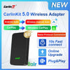 CarlinKit 5.0 2air & CarlinKit 4.0 CP2A Wireless Android Auto &CarPlay Wireless Adapter 2.4G&5.8Ghz WiFi Auto Connect OTA Update