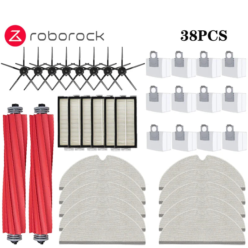 Roborock Q7 Max,Q7 Max+,Q7 Plus,T8 Hepa Filter Robot Vacuum Cleaner Spare Parts Main Side Brush Mop Cloth Dust Bag