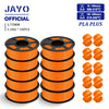 JAYO PLA + 3D Filament 1.75MM 10 Rolls PLA PLUS 3D Printer Filament Neatly Wound 3D Printing Filament 1.1kg Spool High Toughness