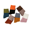 Winter Children Home Sleeping Socks  Indoor Socks Patchwork Color  Socks Mid Tube Socks Striped Socks Floor Socks