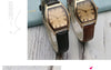 Watch for Women Small Ladies Wristwatches Brown Retro Vintage Leather Bracelet Watch Black Quartz Wristwatches Reloj Mujer