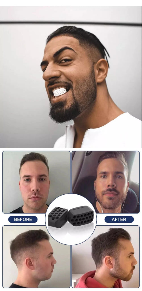 Jaw Face and Neck Exerciser Define Your Jawline Slim and Tone Your Face Look Younger and Healthier Helps Reduce Stress