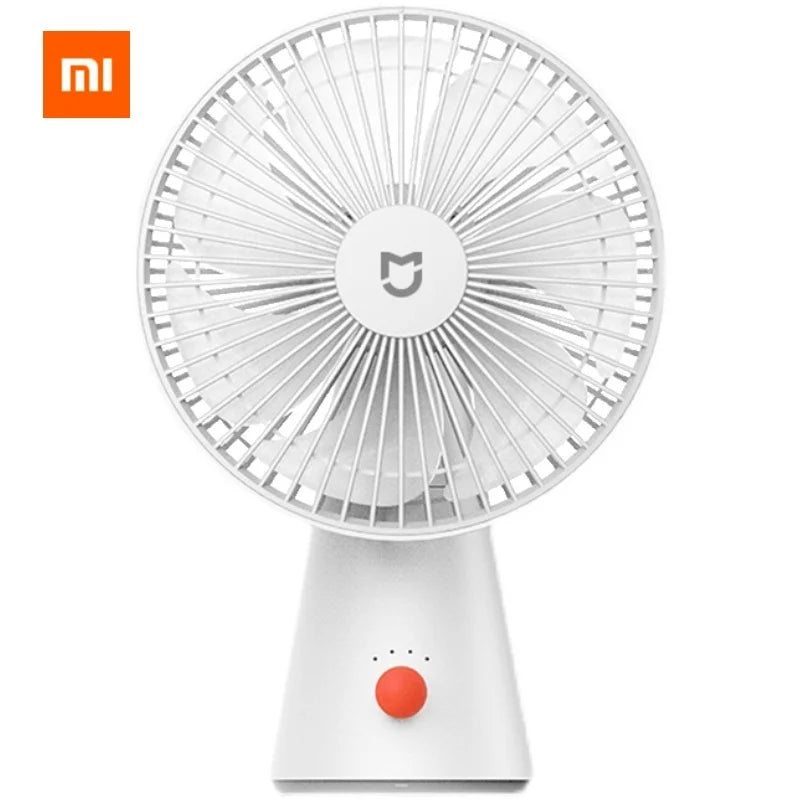 2022 New Xiaomi Mijia Desktop Mobile Fan Desktop / Handheld Dual-use, Soft Air For Office School Usb Charging 4000mAh