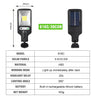 Solar Street Lights Outdoor Led Courtyard Wall Lamp Human Body Induction Garden Terrace Garage Solar Induction Lamp