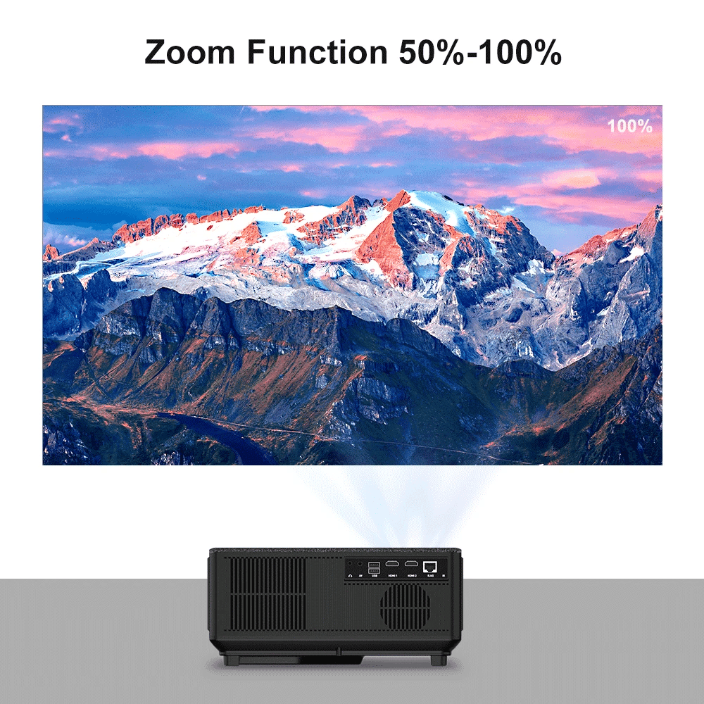 ThundeaL Full HD 1080P Projector TD98W for 2K 4K Video Audio WiFi Android Home Theater TD98 Cinema Beam Projector PK DLP Beamer