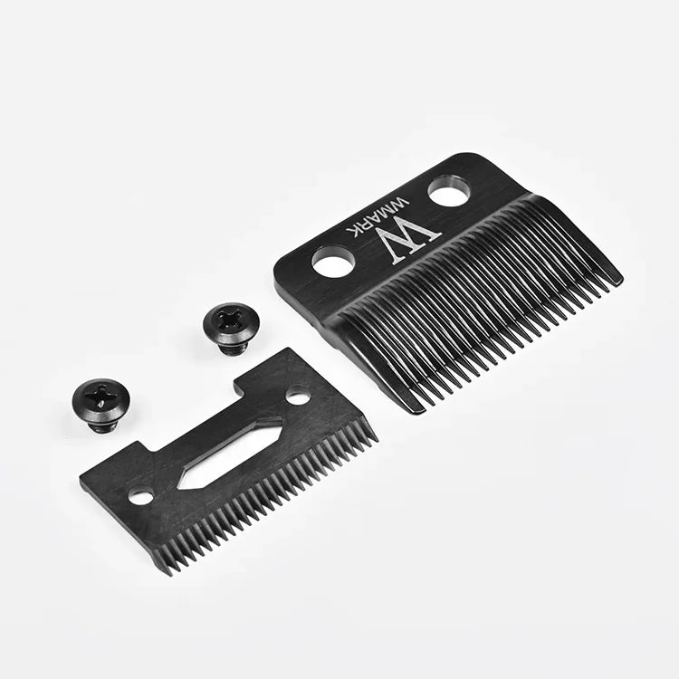 WMARK W-13 DLC FADE Hair Clipper Spare Blade 440C Stainless Steel Powder Metallurgy Ceramic Moving Blade Replacing Accessories