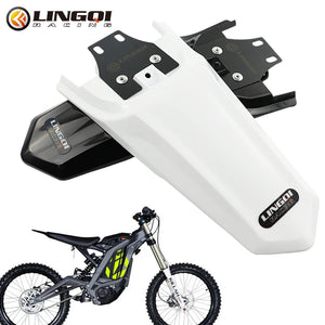 LINGQI RACING  Motorcycle Rear Wheel Fender Cover Mudguard Plastic Protection Guard For Light Bee  Electric Bike