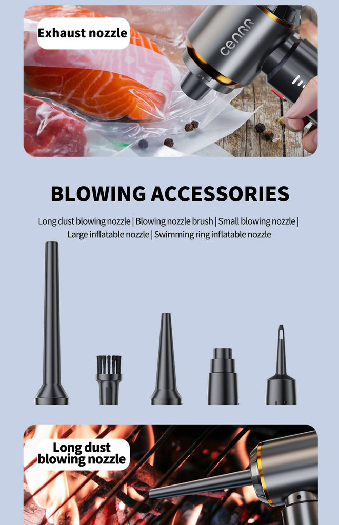 CENRR 998000PA Mini Car Vacuum Cleaner Cordless Powerful Wireless Car Cleaner HandHeld Portable Vacuum Cleaner Cleaning Machine